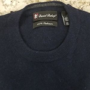 Cashmere crew-neck Sweater - navy blue